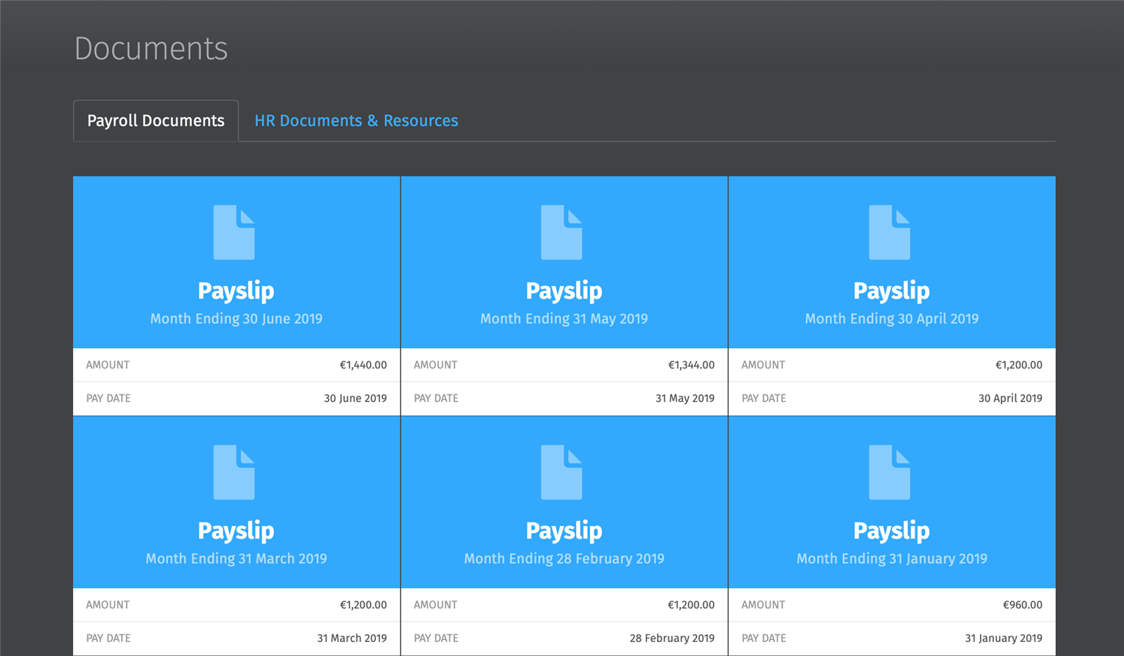 payslip library