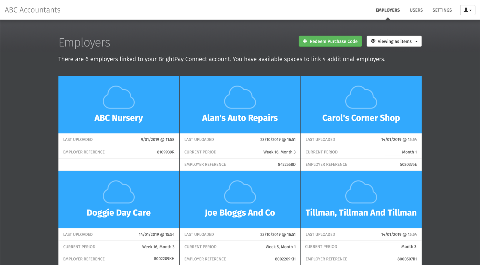 bureau dashboard